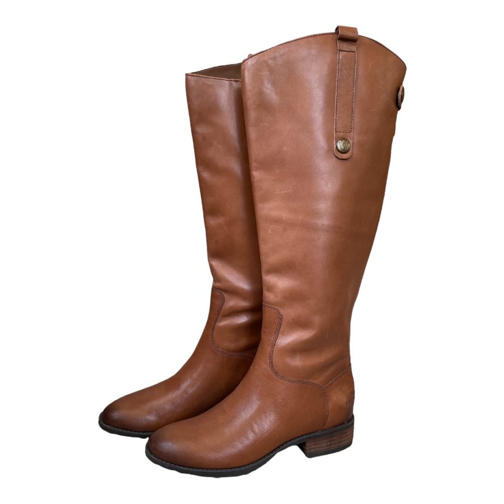 Sam Edelman - Penny 2 Riding Boot - Size 4.5 Wide Calf - Whiskey